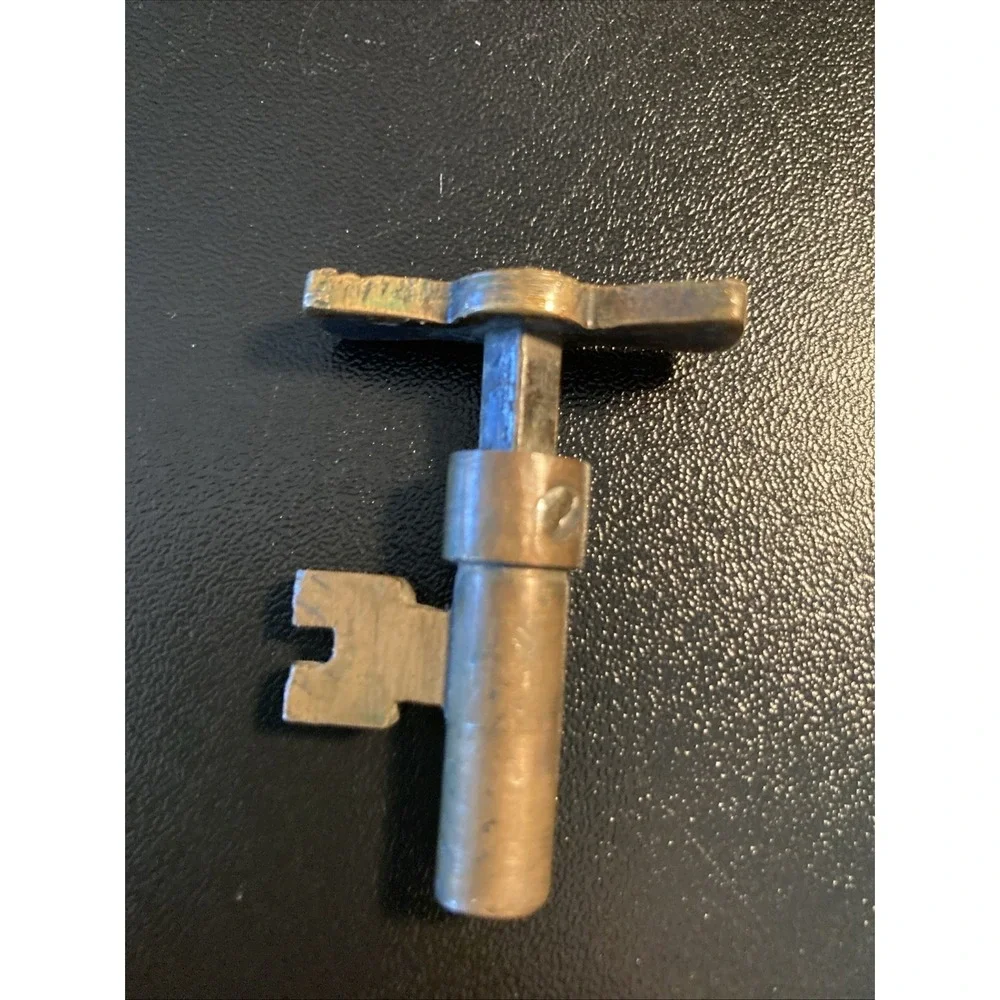 Antique Arts Craft Deco Victorian Solid Brass‎ Pocket Door Hardware Lock Key